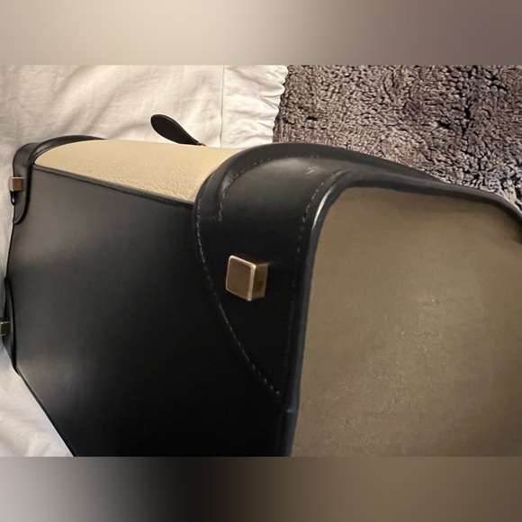 Celine Tri-Colored Luggage Tote - Picture 13 of 14